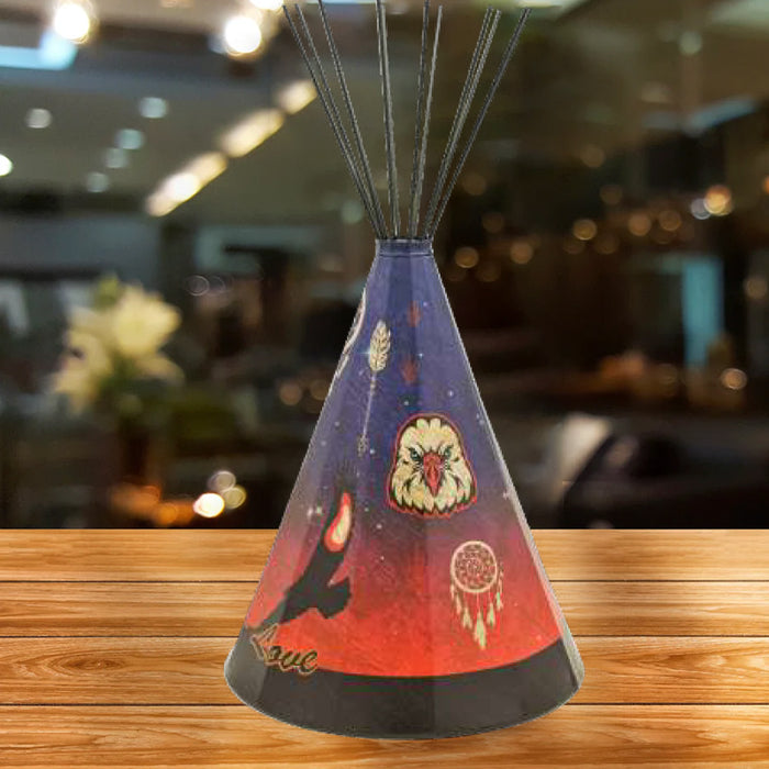 Modern Eagle (Love) Parchment Teepee Lamp - Small